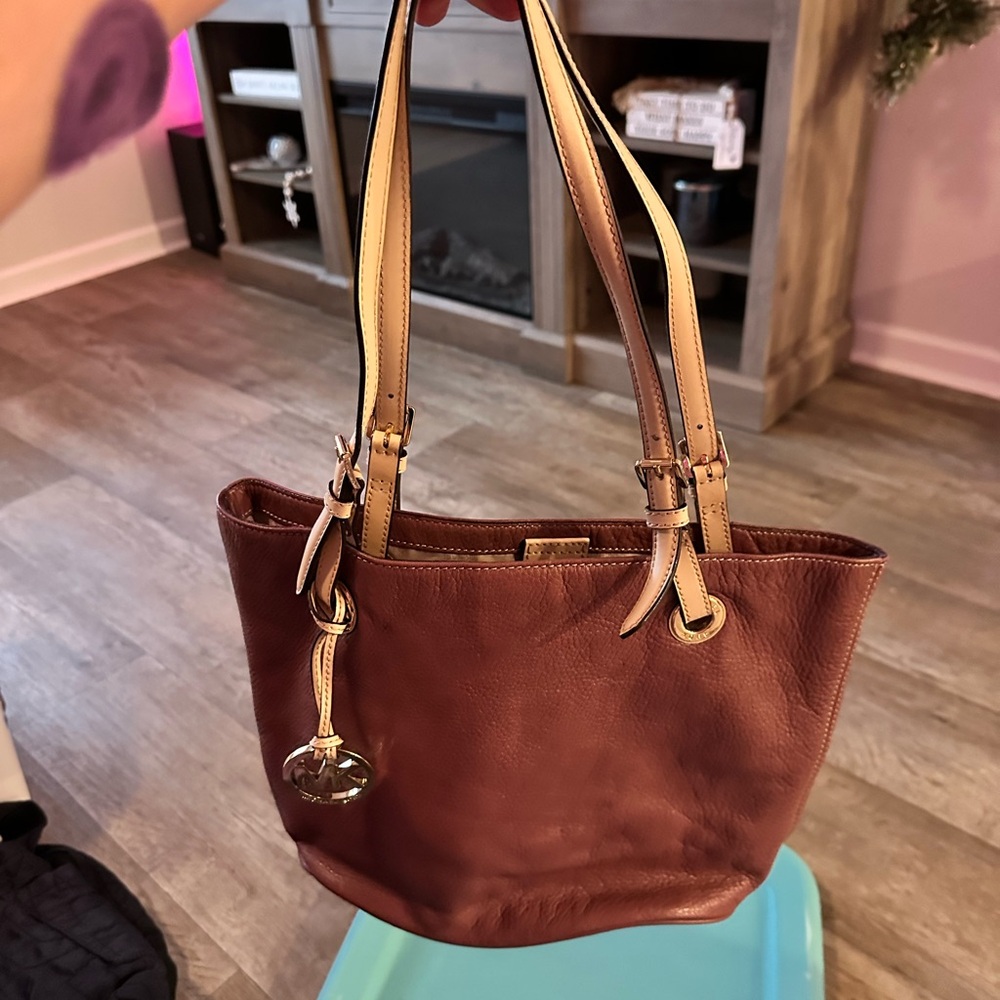 Michael Kors Brown Leather Tote
